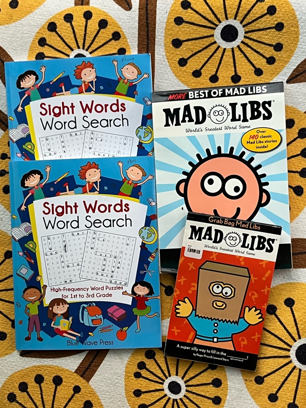 Mad Libs Best Of + Grab Bag & 2 Sight Words Word Search Books ⭐️$5 BUNDLE⭐️